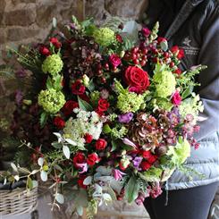 The Deluxe Ruby Red Bouquet