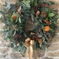 Luxury Winter Spice Door Wreath